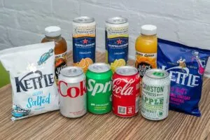crisps and drinks 1